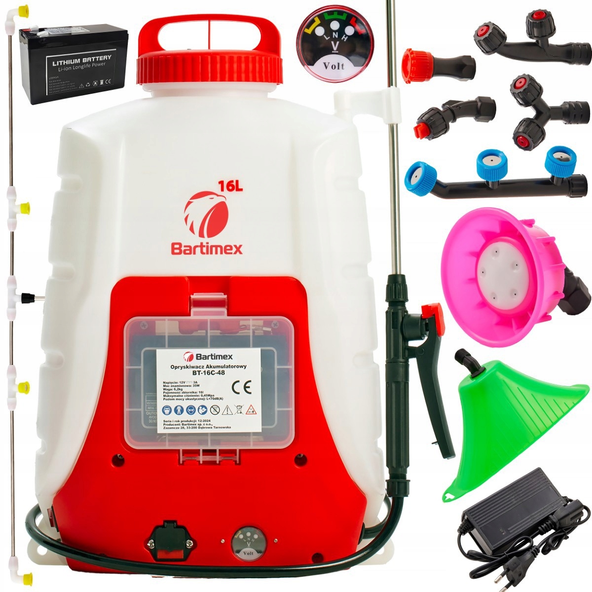 Akumulátorový postrekovač Bartimex 16 l